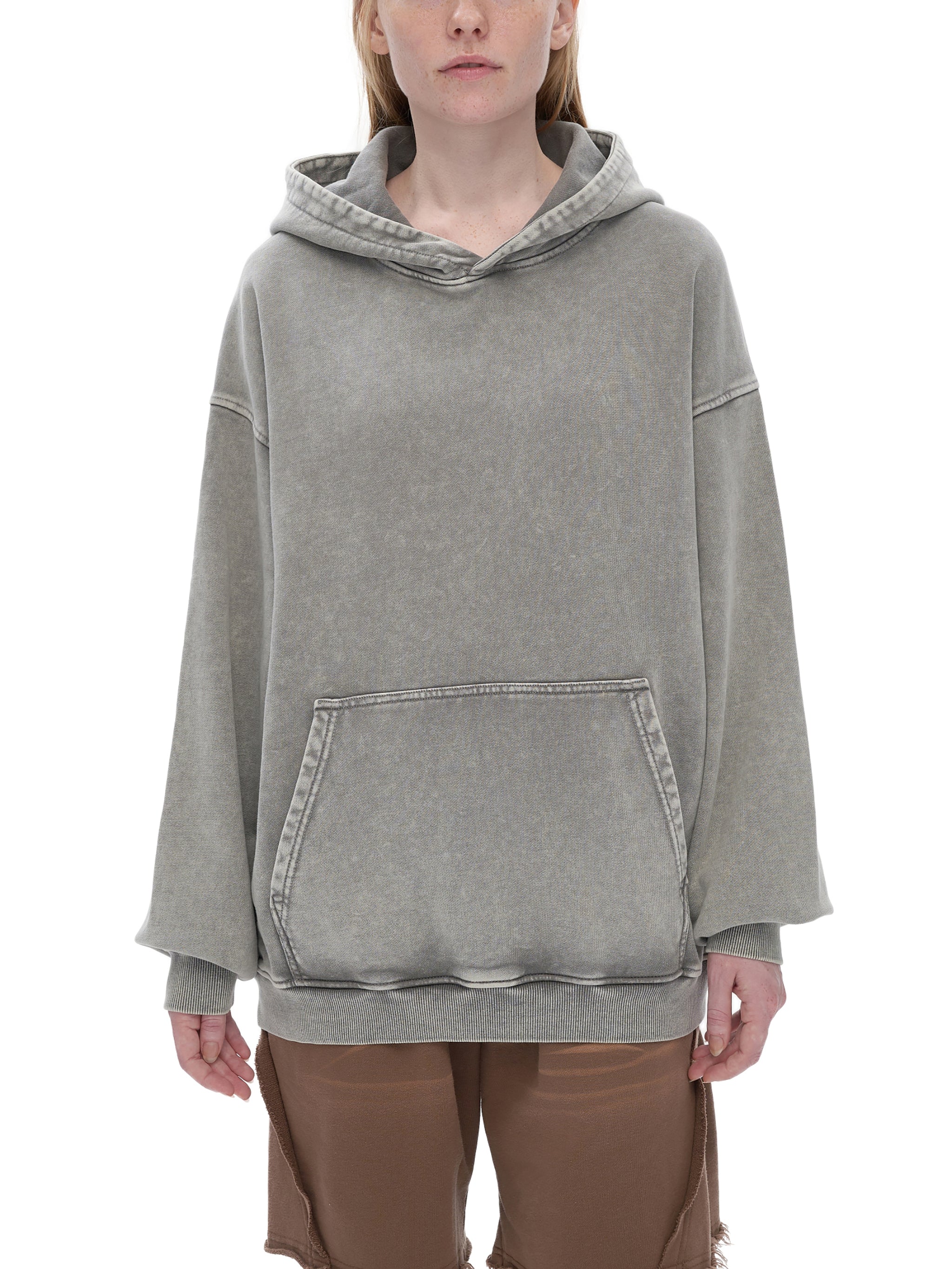 Snow-Washed Heavyweight Hoodie — 420 GSM Cotton