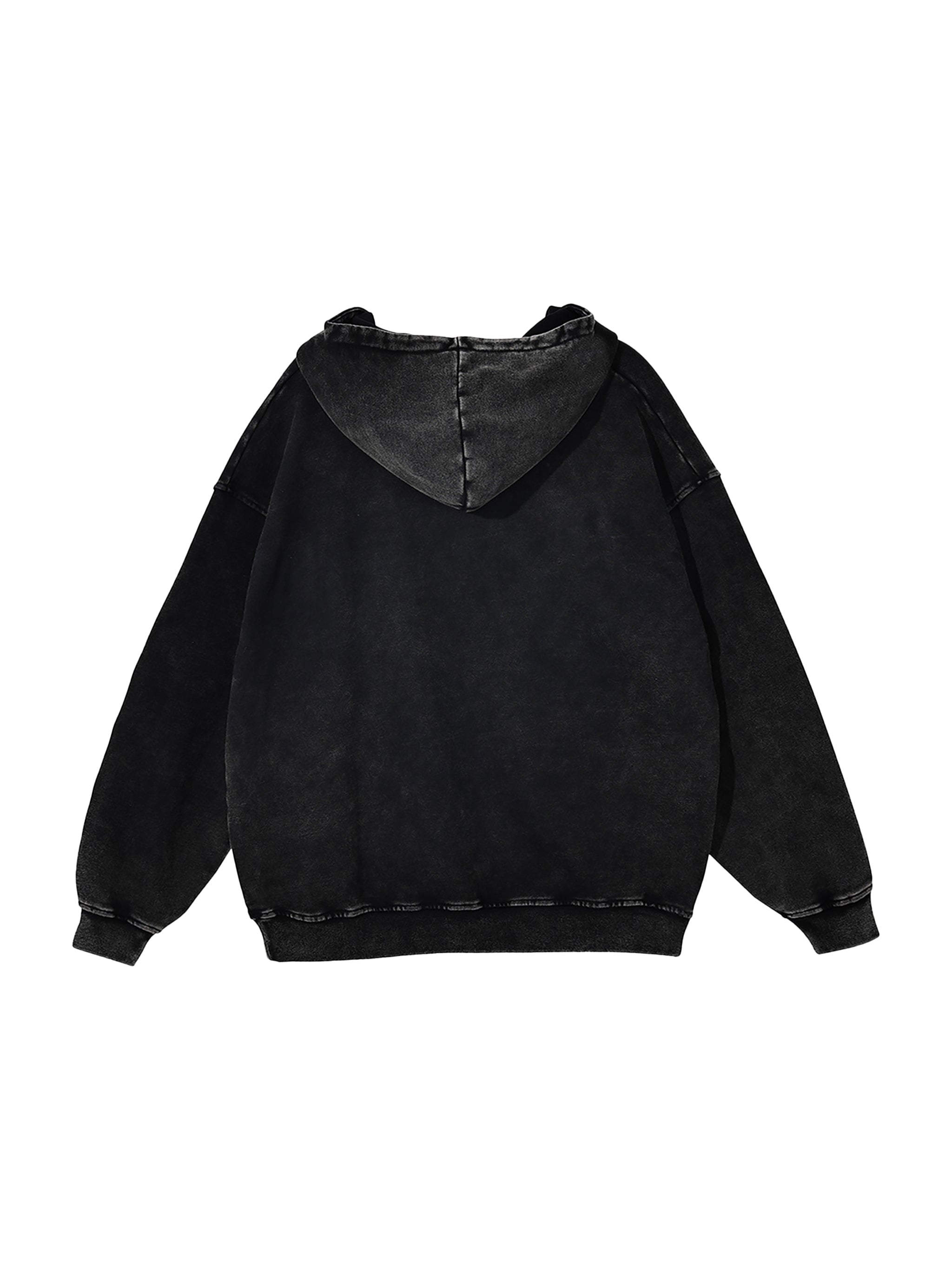 Snow-Washed Heavyweight Hoodie — 420 GSM Cotton