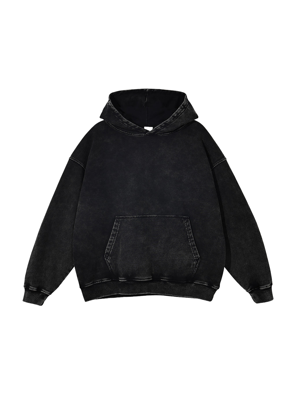 Snow-Washed Heavyweight Hoodie — 420 GSM Cotton