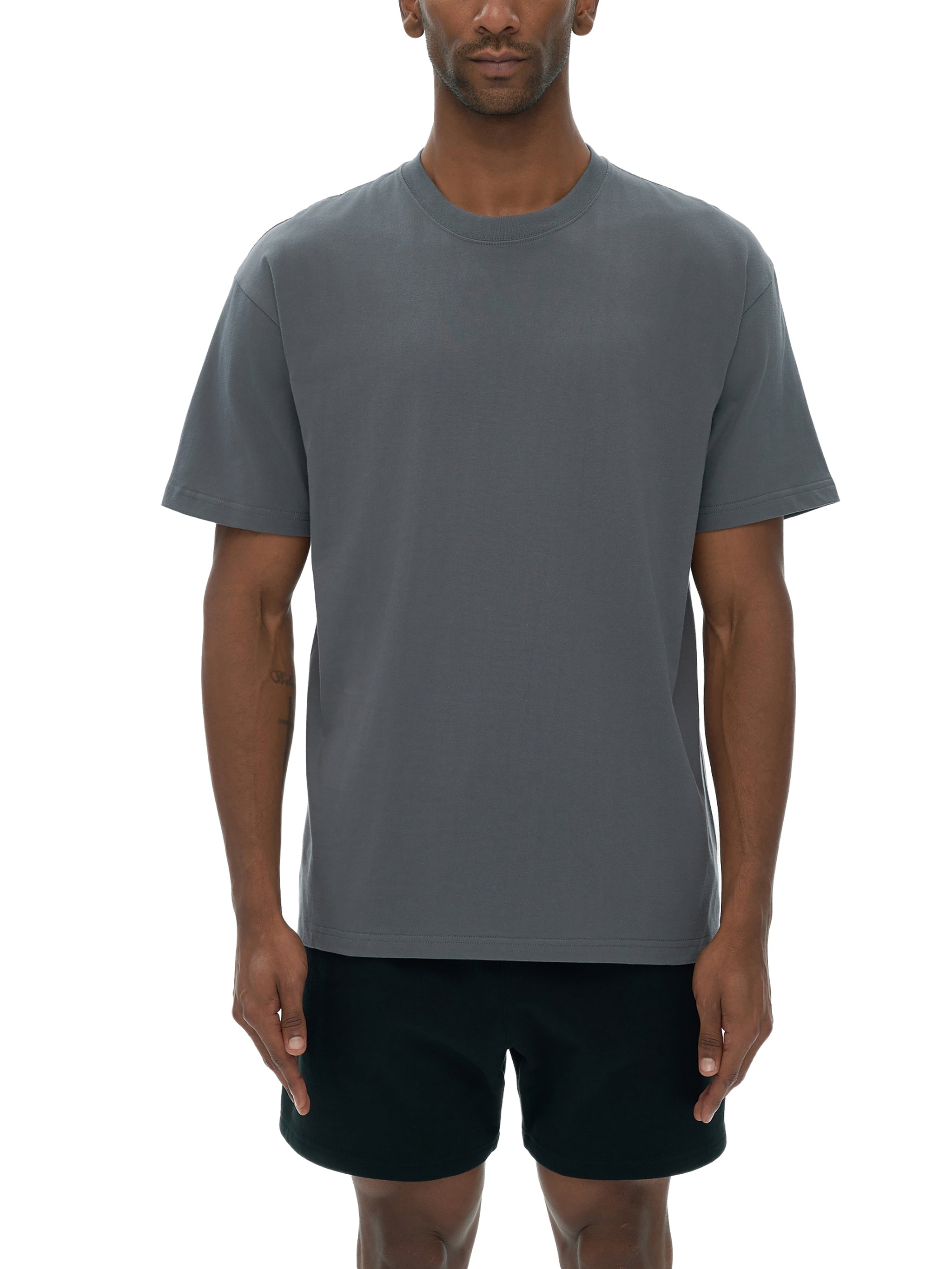 Seamless Cotton Tee — Clean 230 GSM Construction by THR3ADS