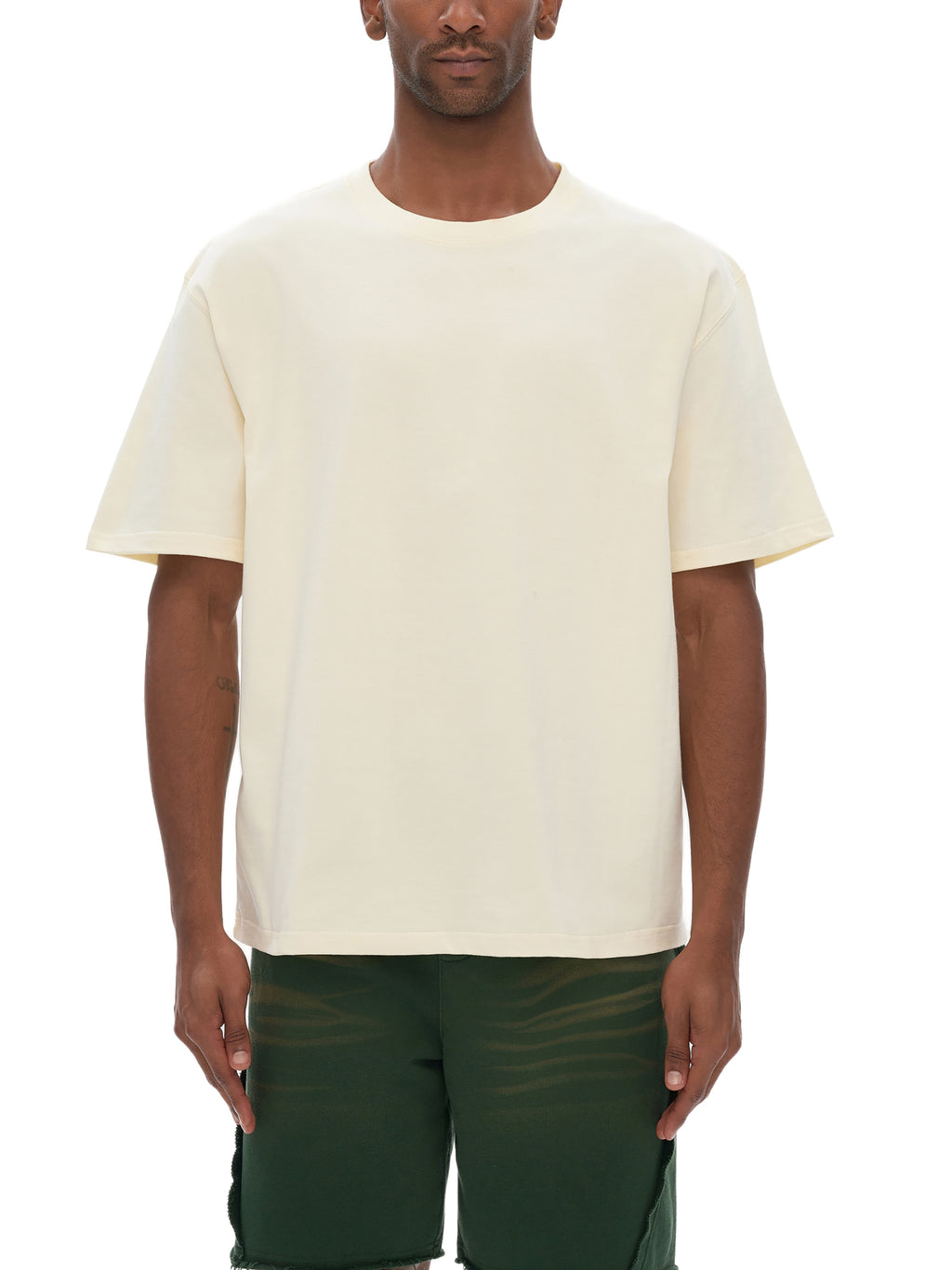 Heavyweight Drop-Shoulder Tee — Relaxed 300 GSM Fit