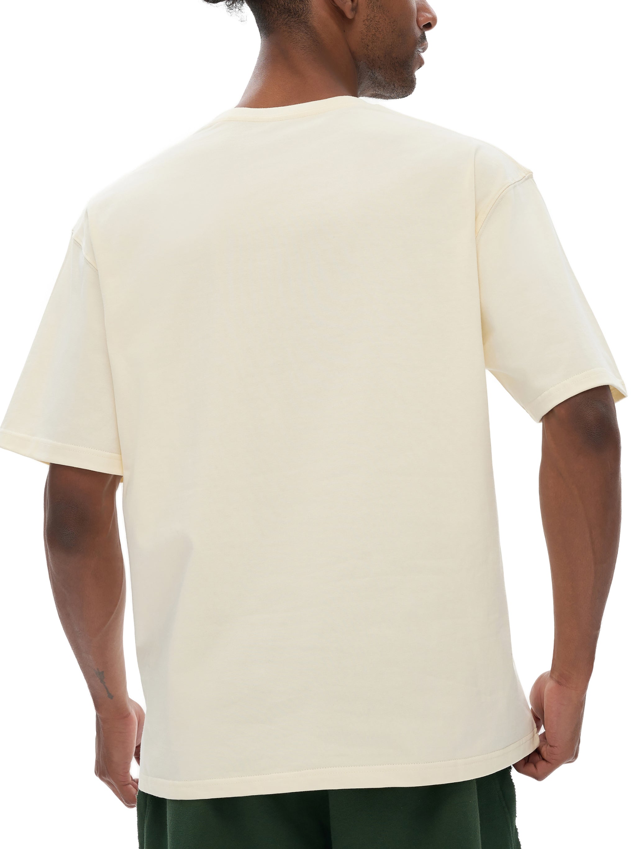 Heavyweight Drop-Shoulder Tee — Relaxed 300 GSM Fit