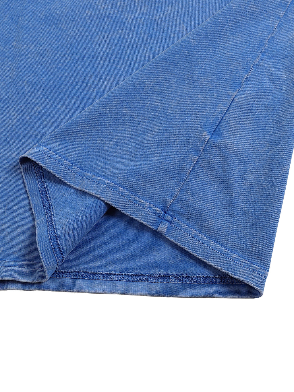 Snow-Washed Oversized Tee — Relaxed 250 GSM Cotton