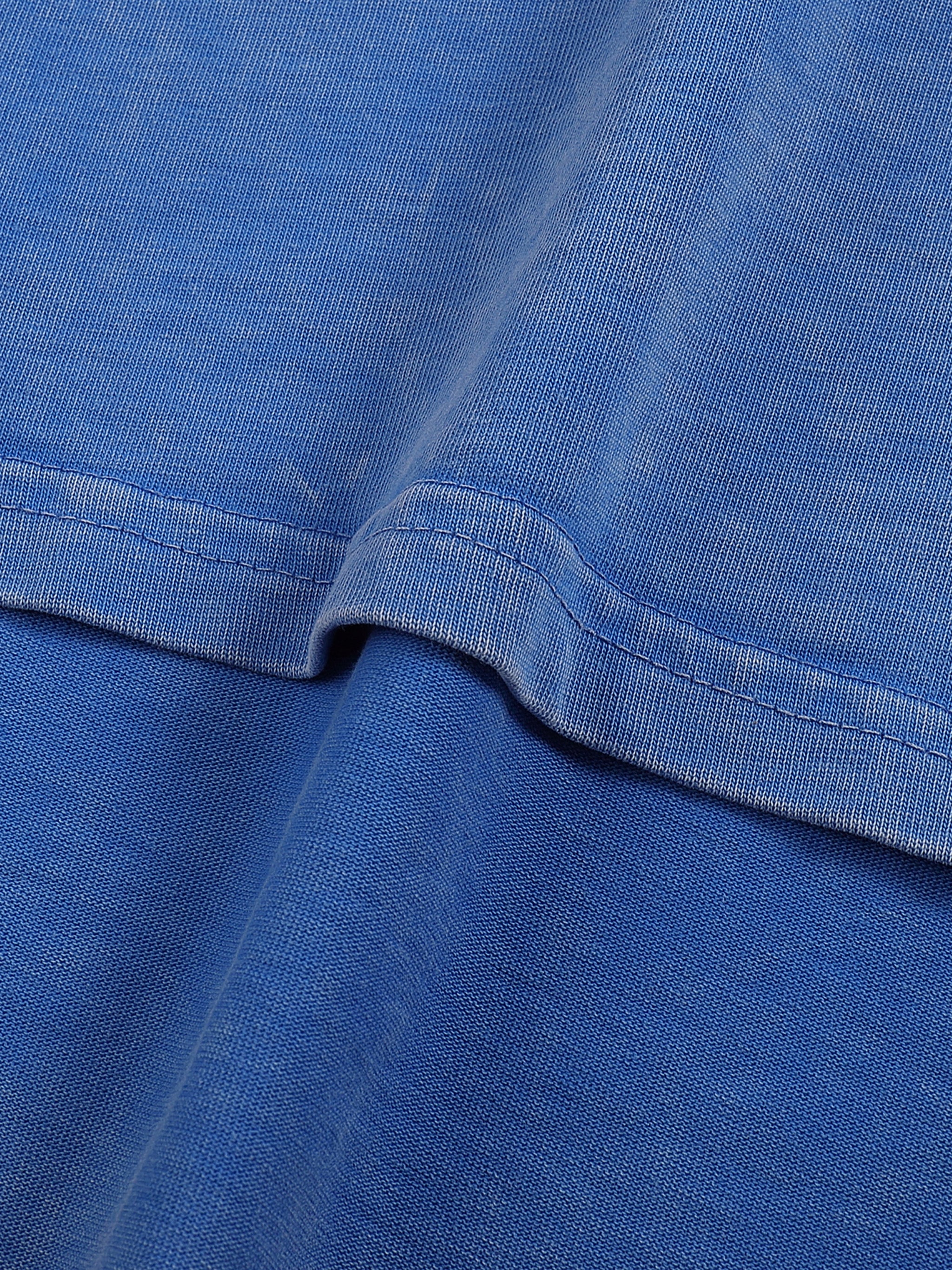 Snow-Washed Oversized Tee — Relaxed 250 GSM Cotton