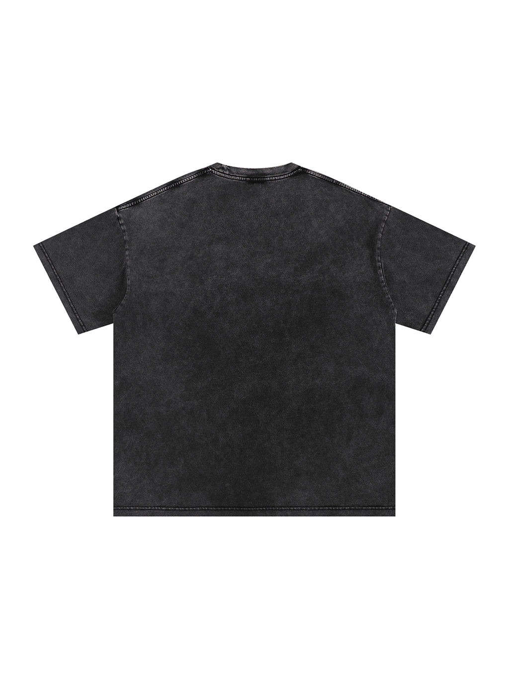 Snow-Washed Oversized Tee — Relaxed 250 GSM Cotton