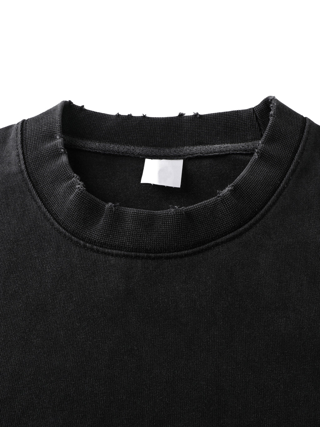 Vintage Frayed Heavyweight Tee — Dense 430 GSM Cotton