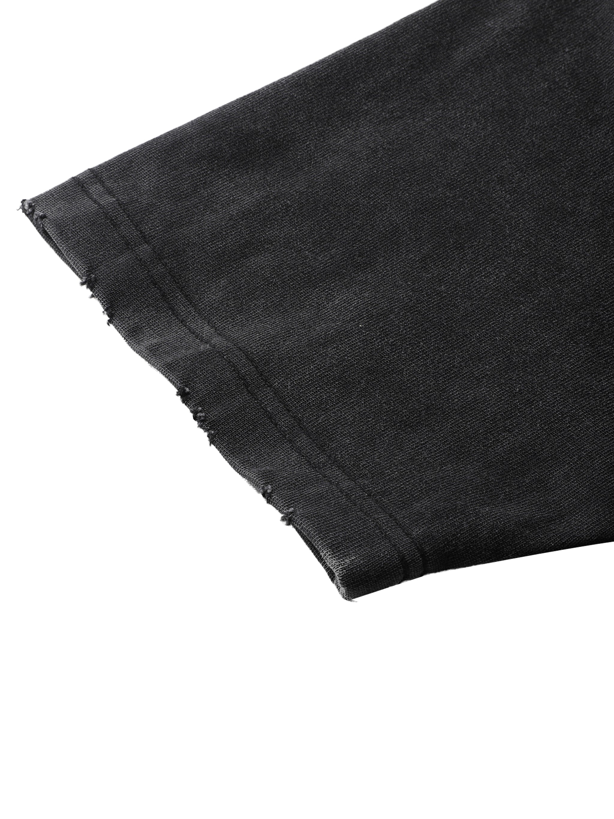 Vintage Frayed Heavyweight Tee — Dense 430 GSM Cotton