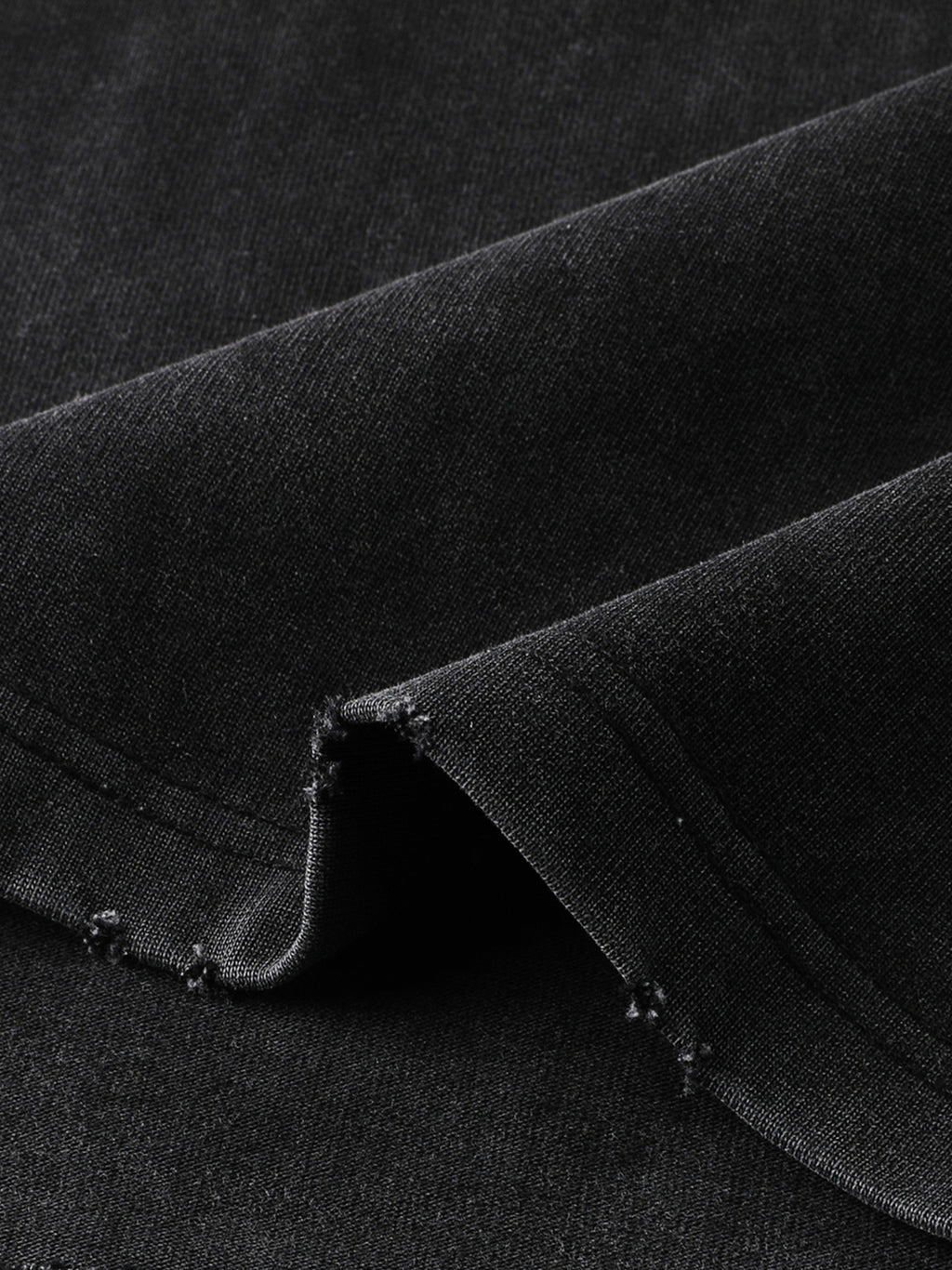 Vintage Frayed Heavyweight Tee — Dense 430 GSM Cotton