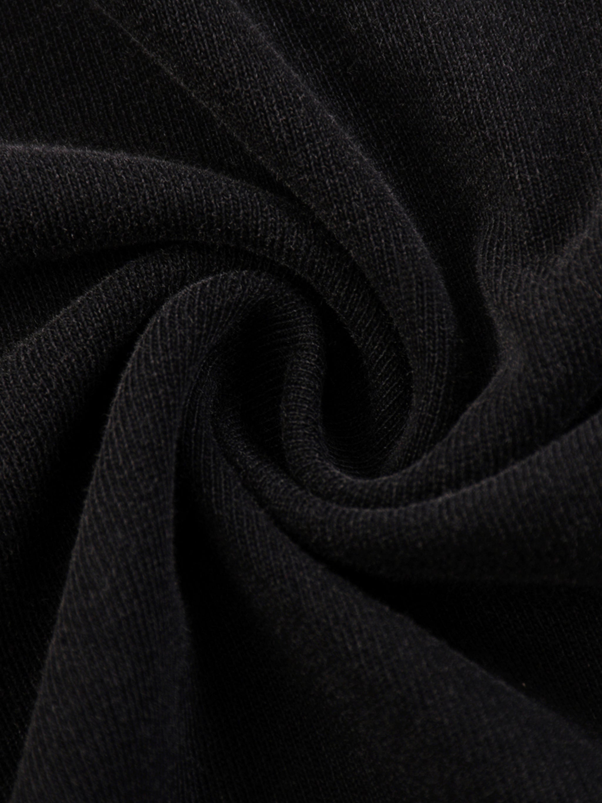 Snow-Washed Raw-Hem Tee — Distressed 270 GSM Finish