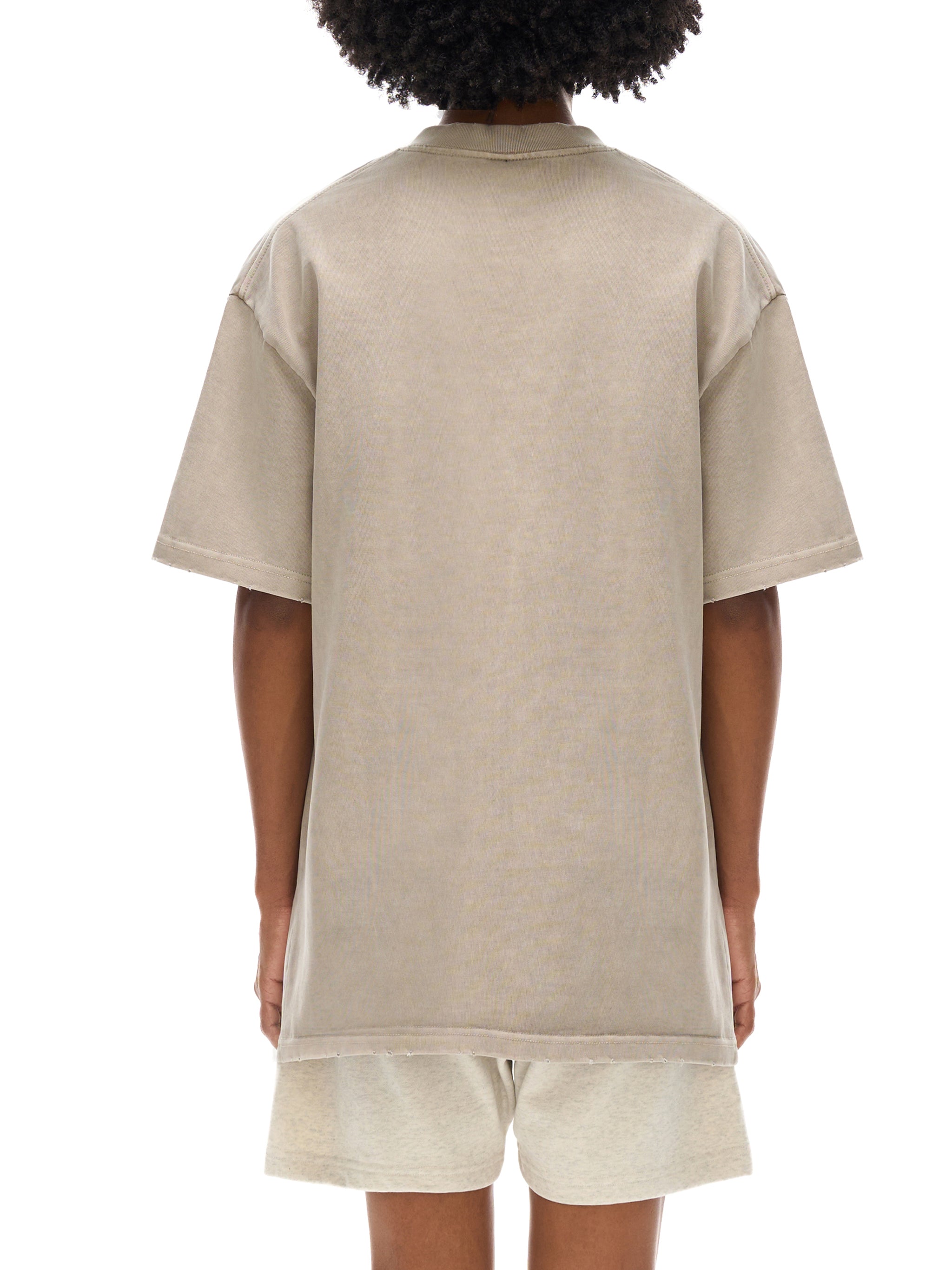Vintage Frayed Heavyweight Tee — Dense 430 GSM Cotton
