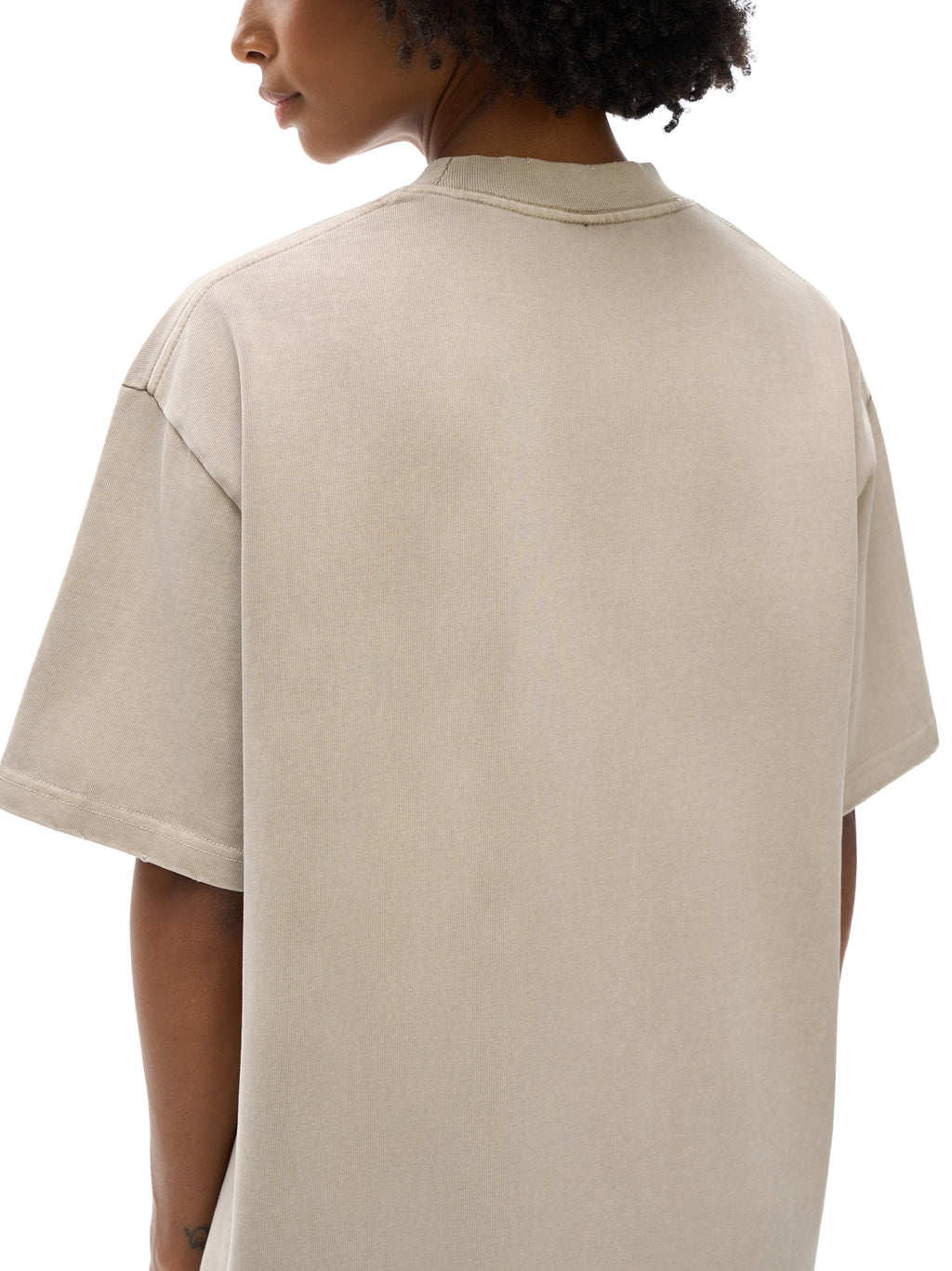 Vintage Frayed Heavyweight Tee — Dense 430 GSM Cotton