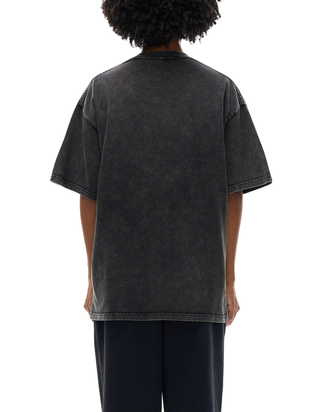 Snow-Washed Oversized Tee — Relaxed 250 GSM Cotton