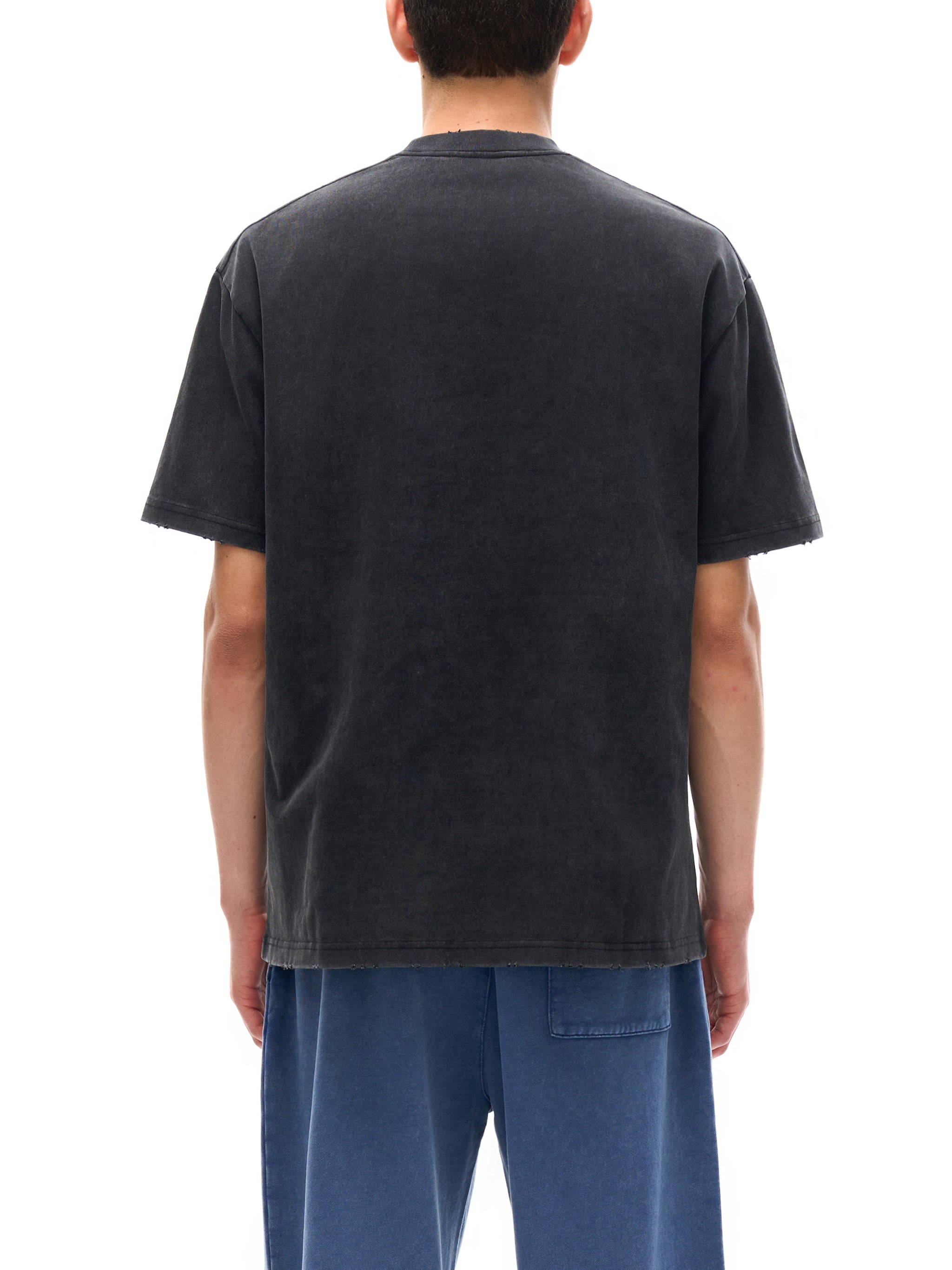 Vintage Frayed Heavyweight Tee — Dense 430 GSM Cotton