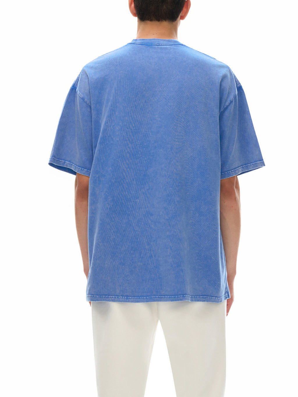 Snow-Washed Oversized Tee — Relaxed 250 GSM Cotton