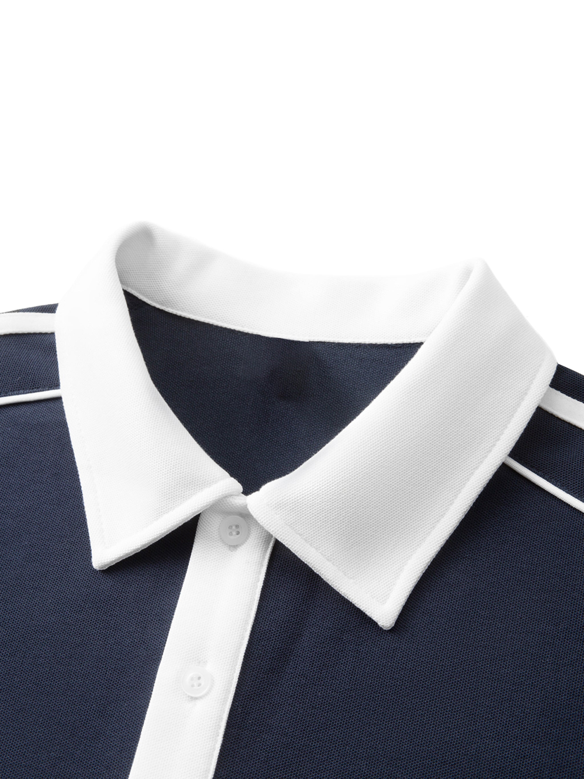 Contrast-Collar Polo — 240 GSM