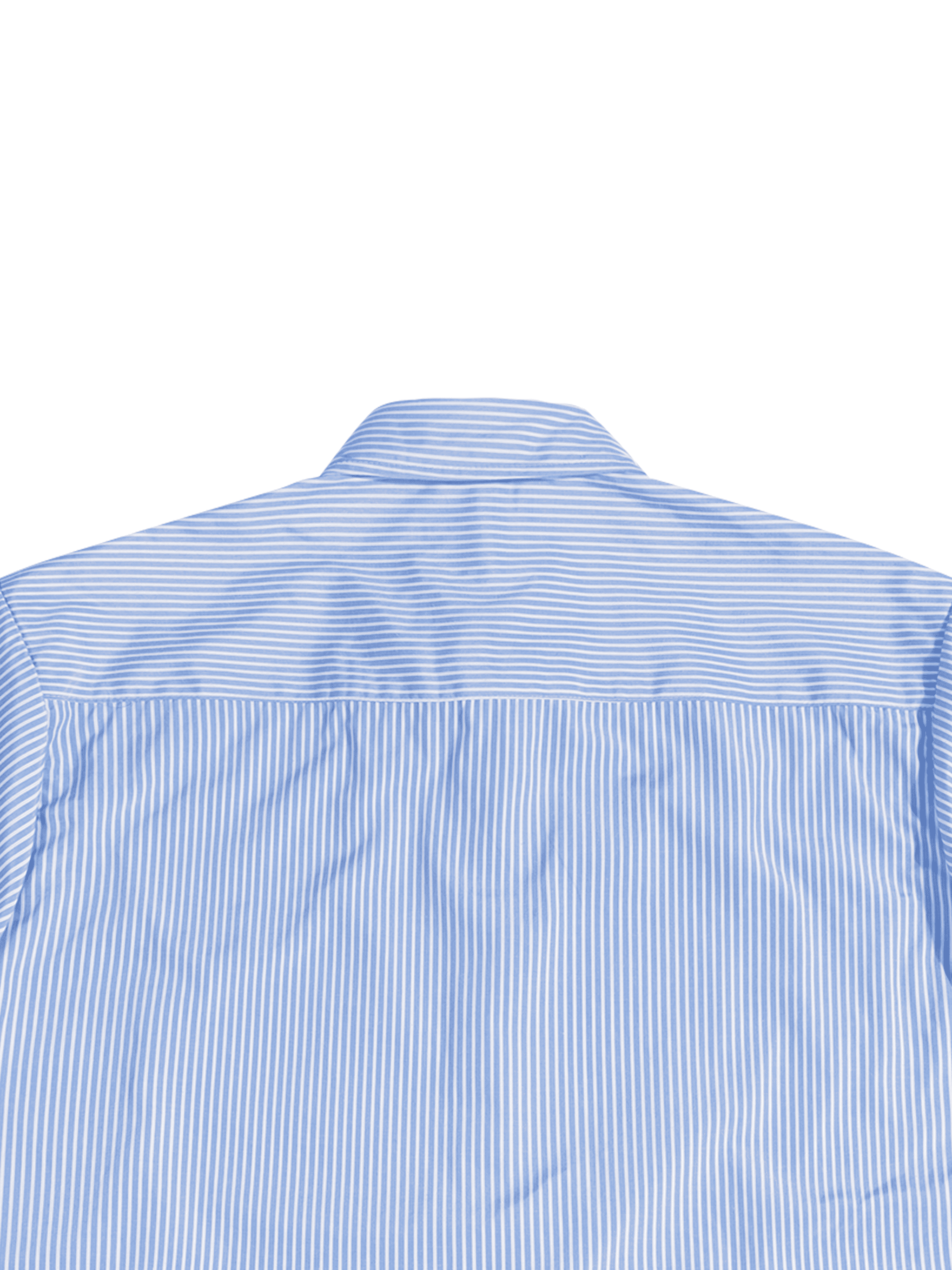 Vertical-Stripe Boxy Shirt — 100 GSM