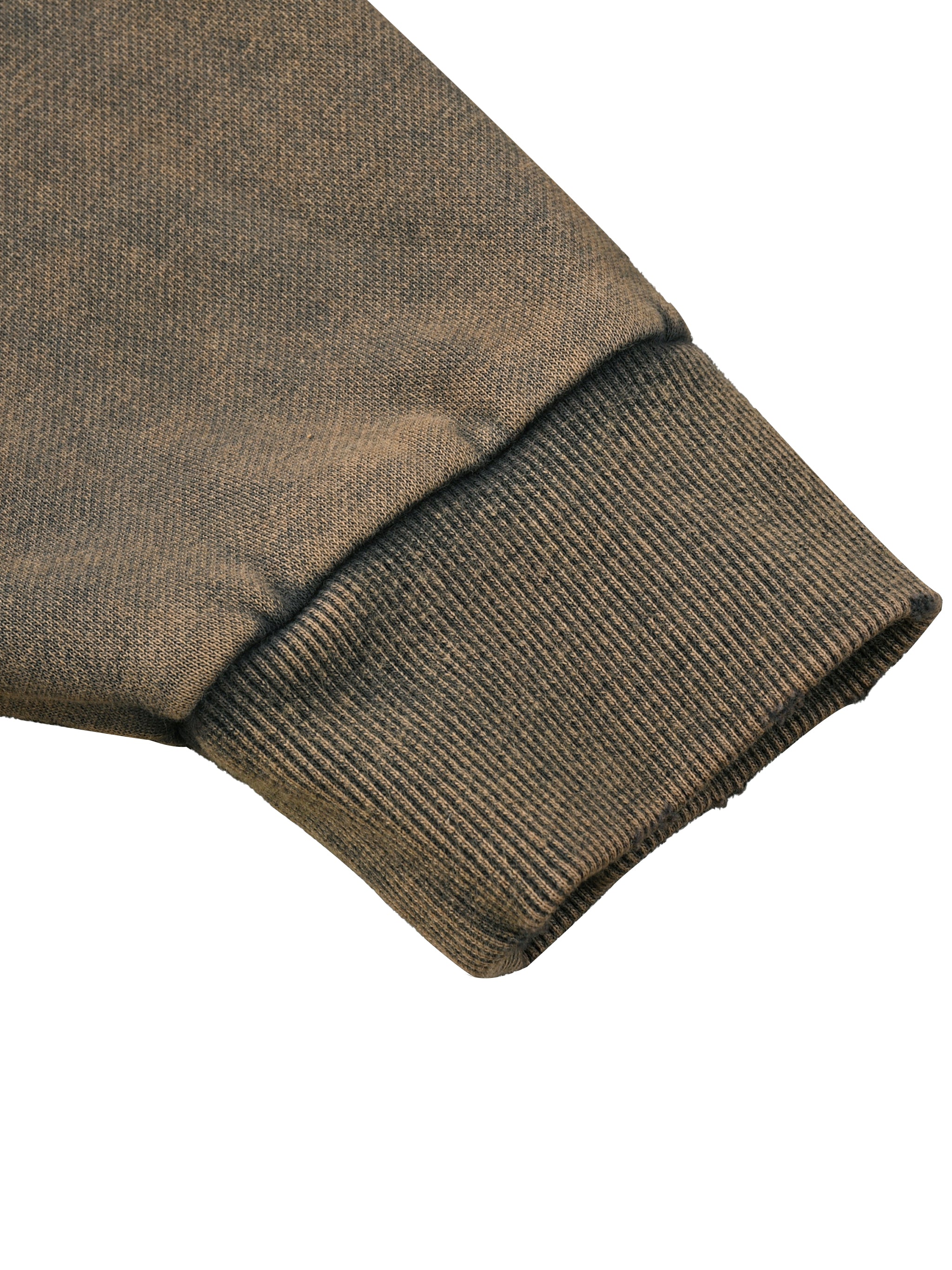 Vintage Frayed-Hem Hoodie — Worn-In 340 GSM Weight