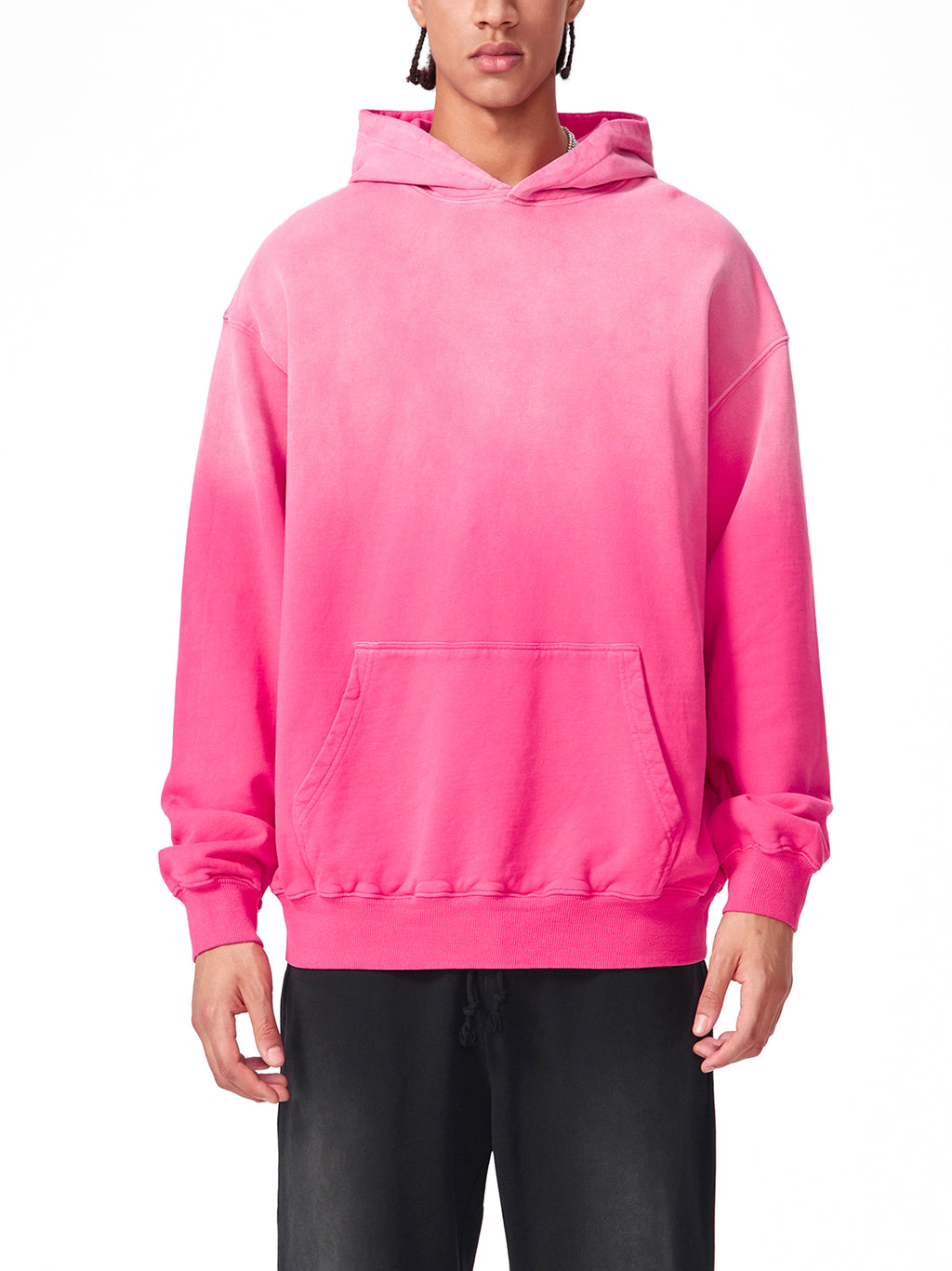 Sunfaded Oversized Hoodie — 400 GSM Washed Cotton