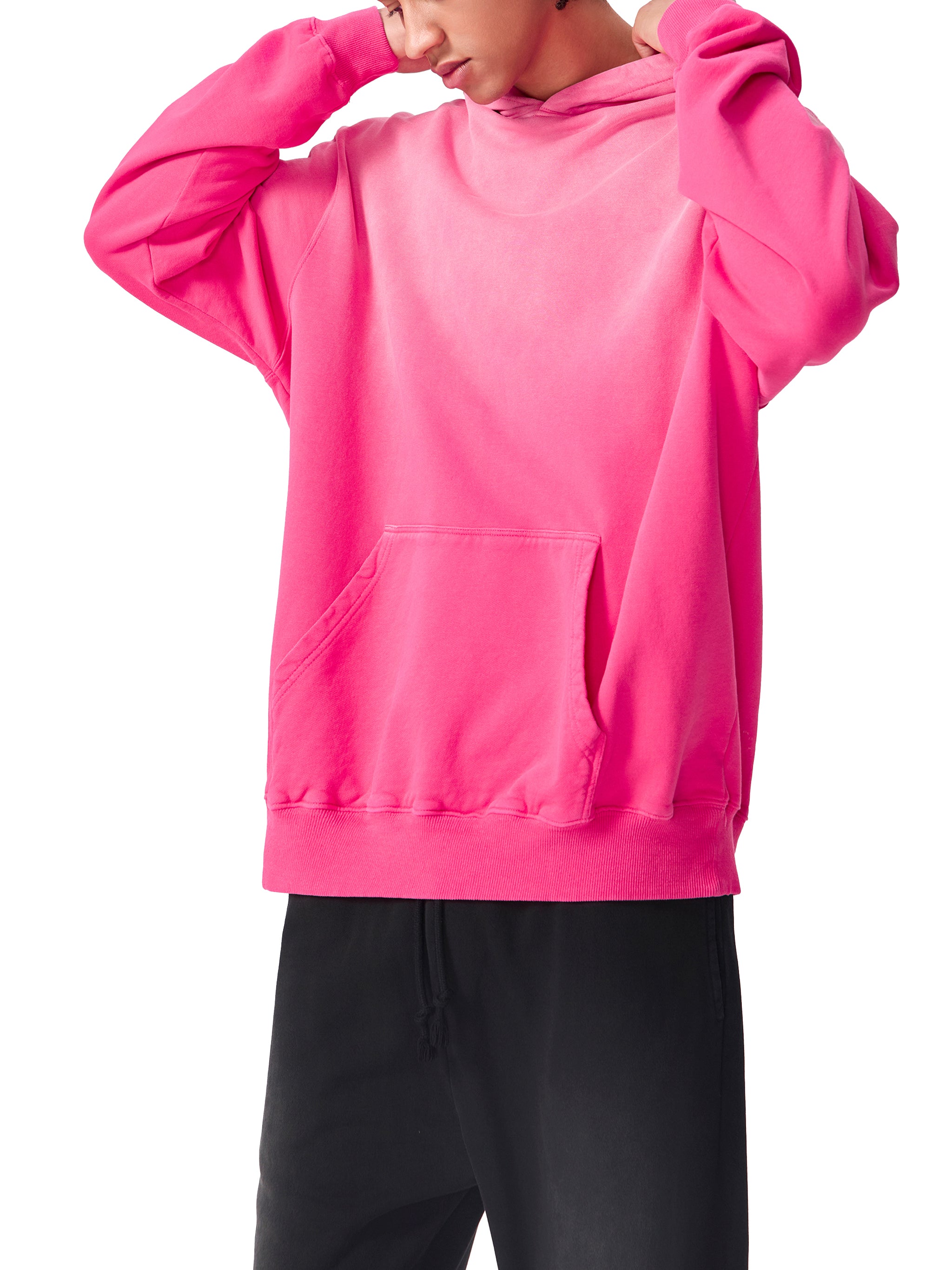 Sunfaded Oversized Hoodie — 400 GSM Washed Cotton