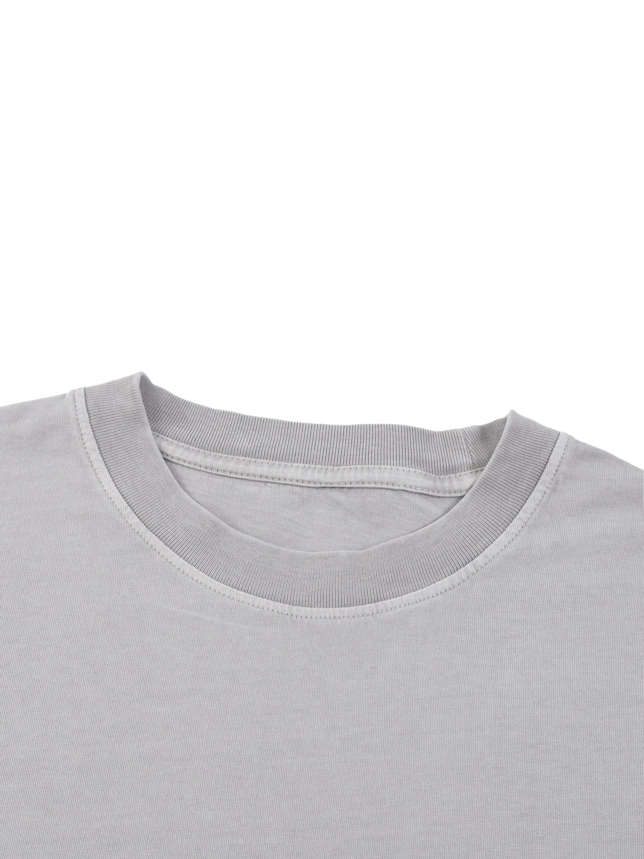 Vintage-Wash Cotton Tee — 230 GSM