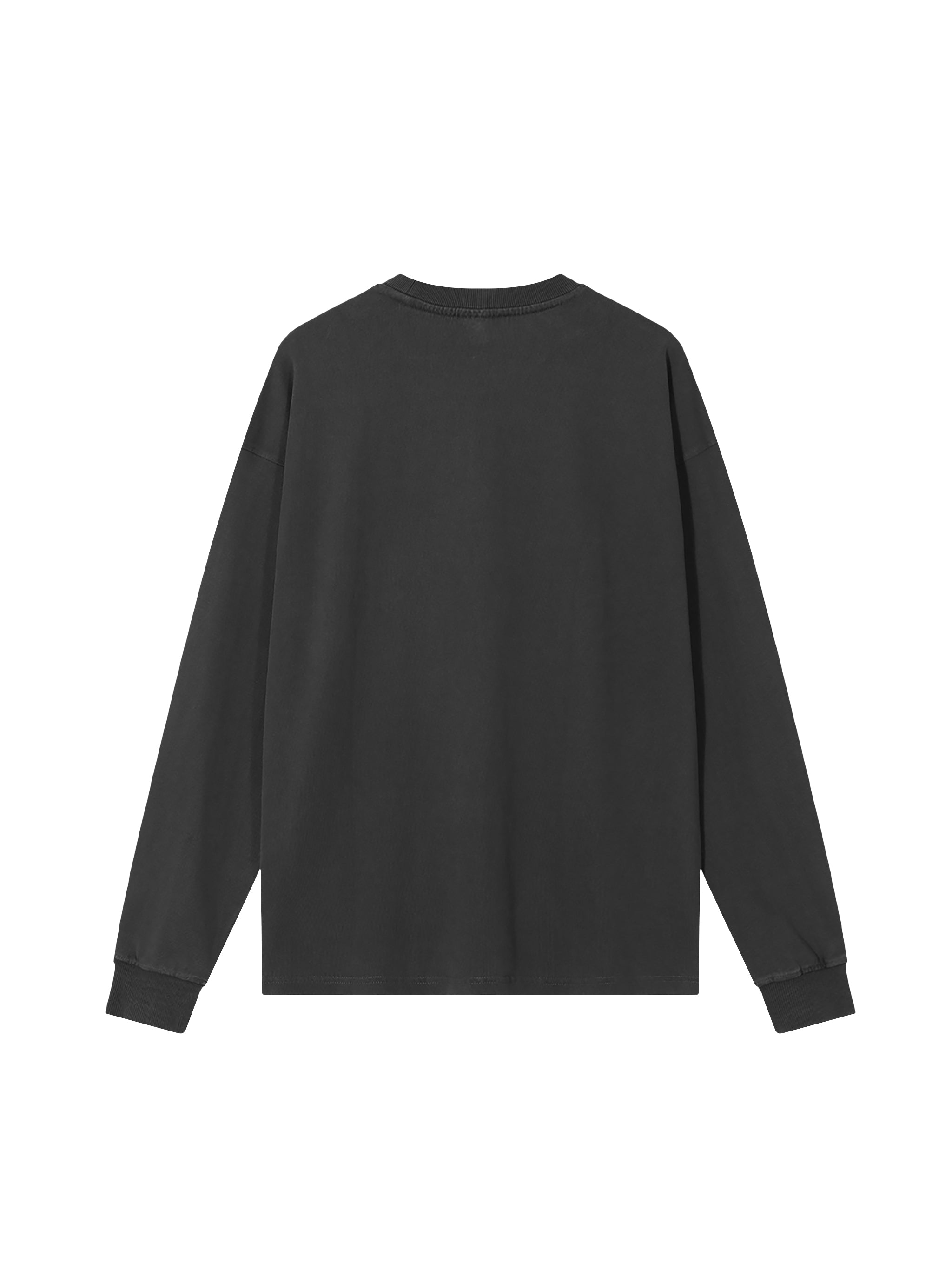 Vintage-Wash Long Sleeve — 280 GSM Washed Cotton