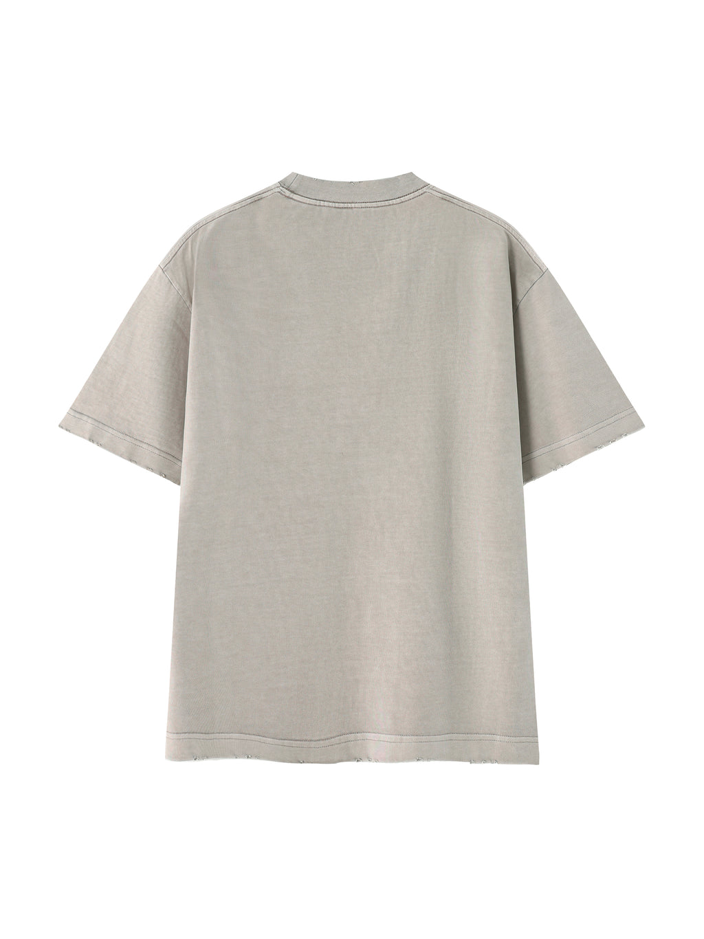 Vintage Frayed Heavyweight Tee — Dense 430 GSM Cotton
