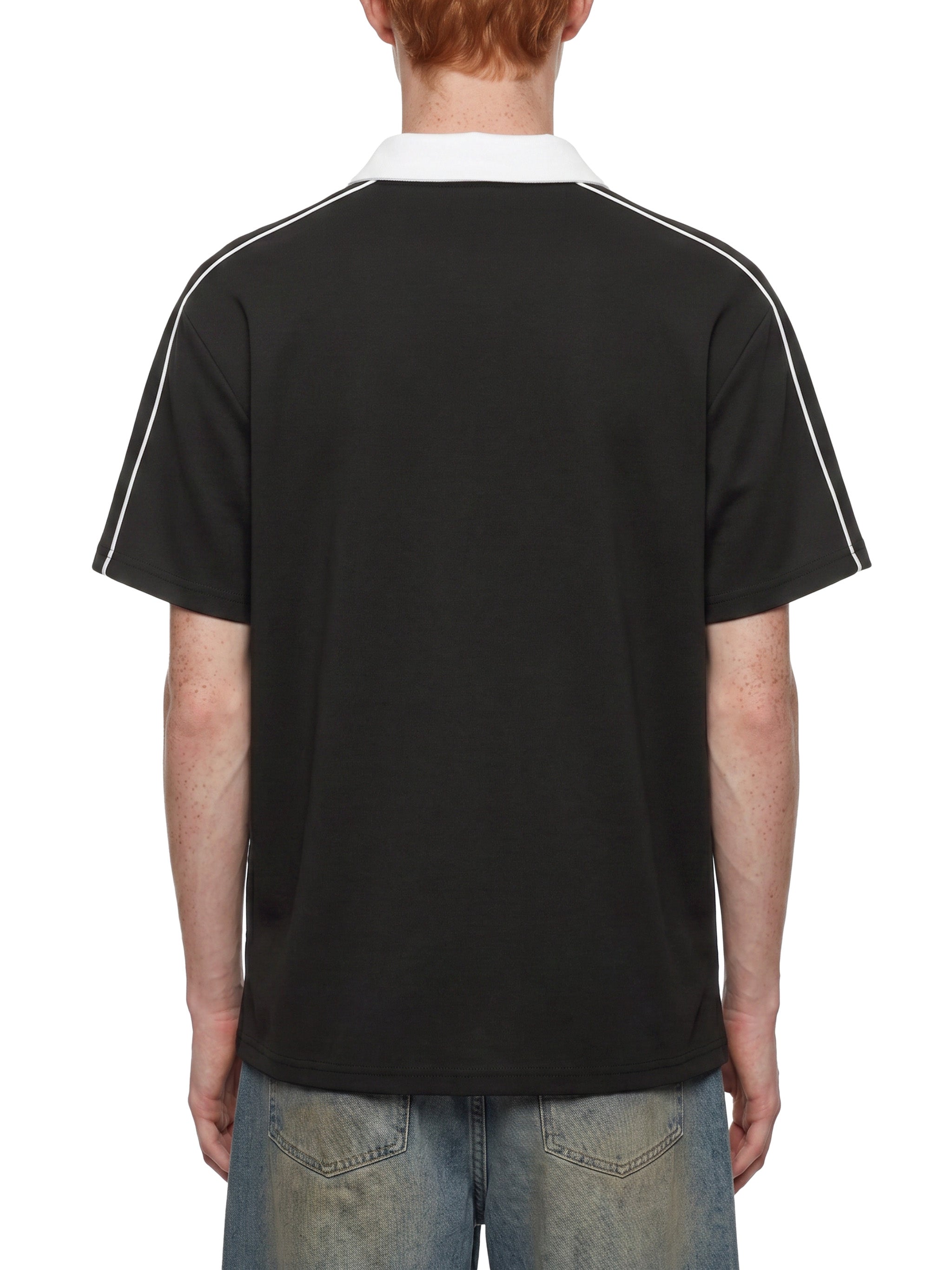 Contrast-Collar Polo — 240 GSM