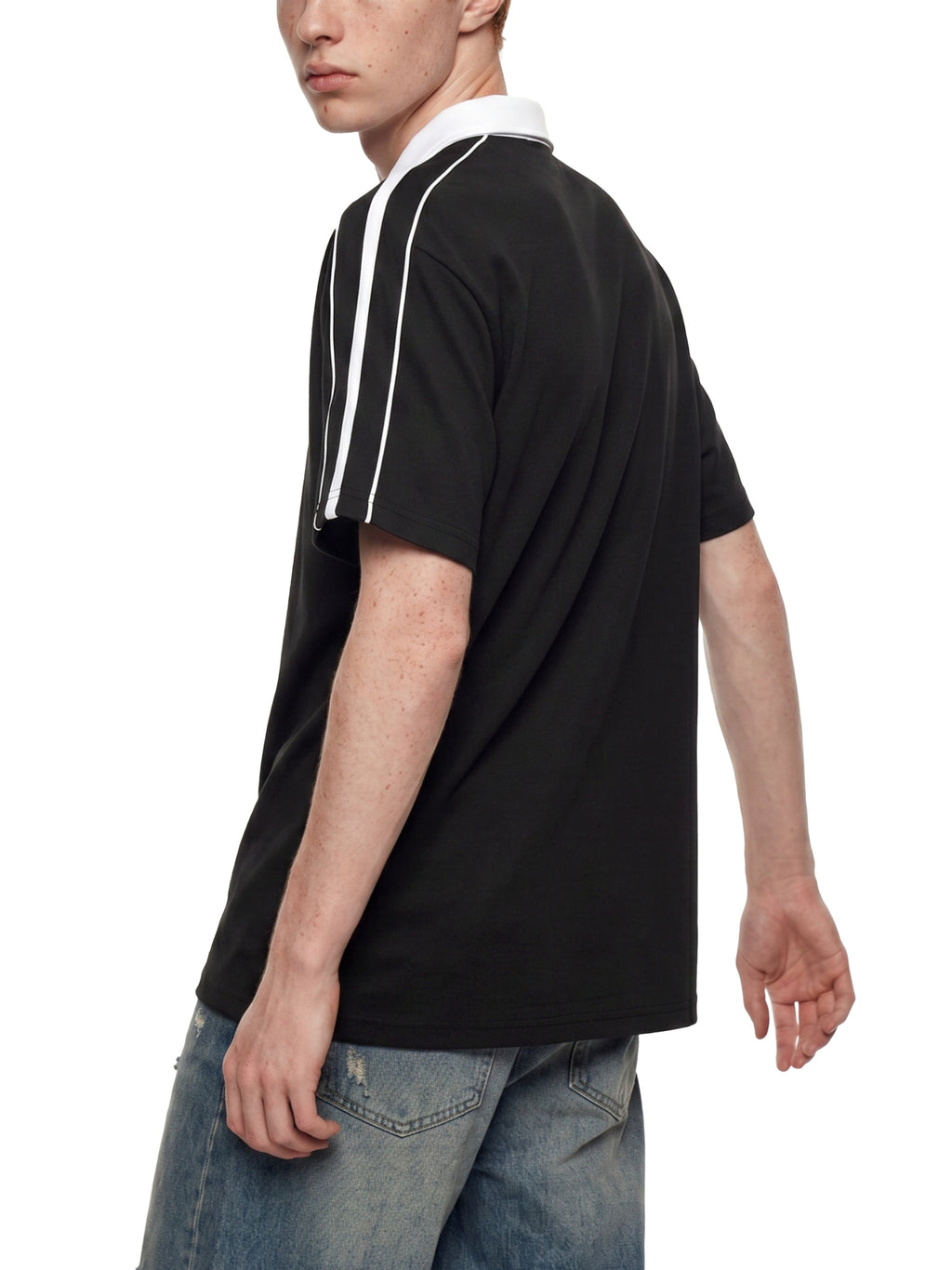Contrast-Collar Polo — 240 GSM