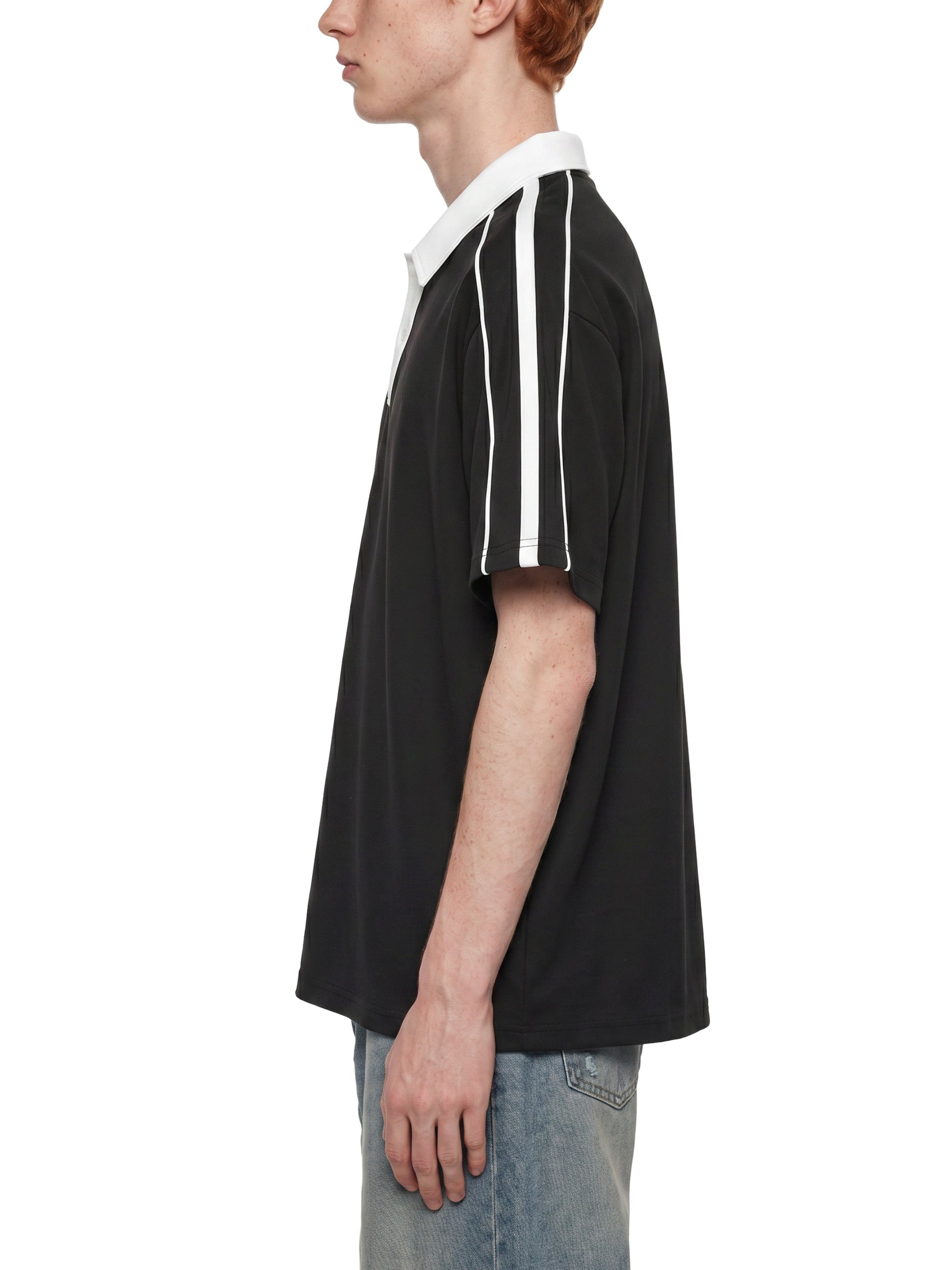 Contrast-Collar Polo — 240 GSM