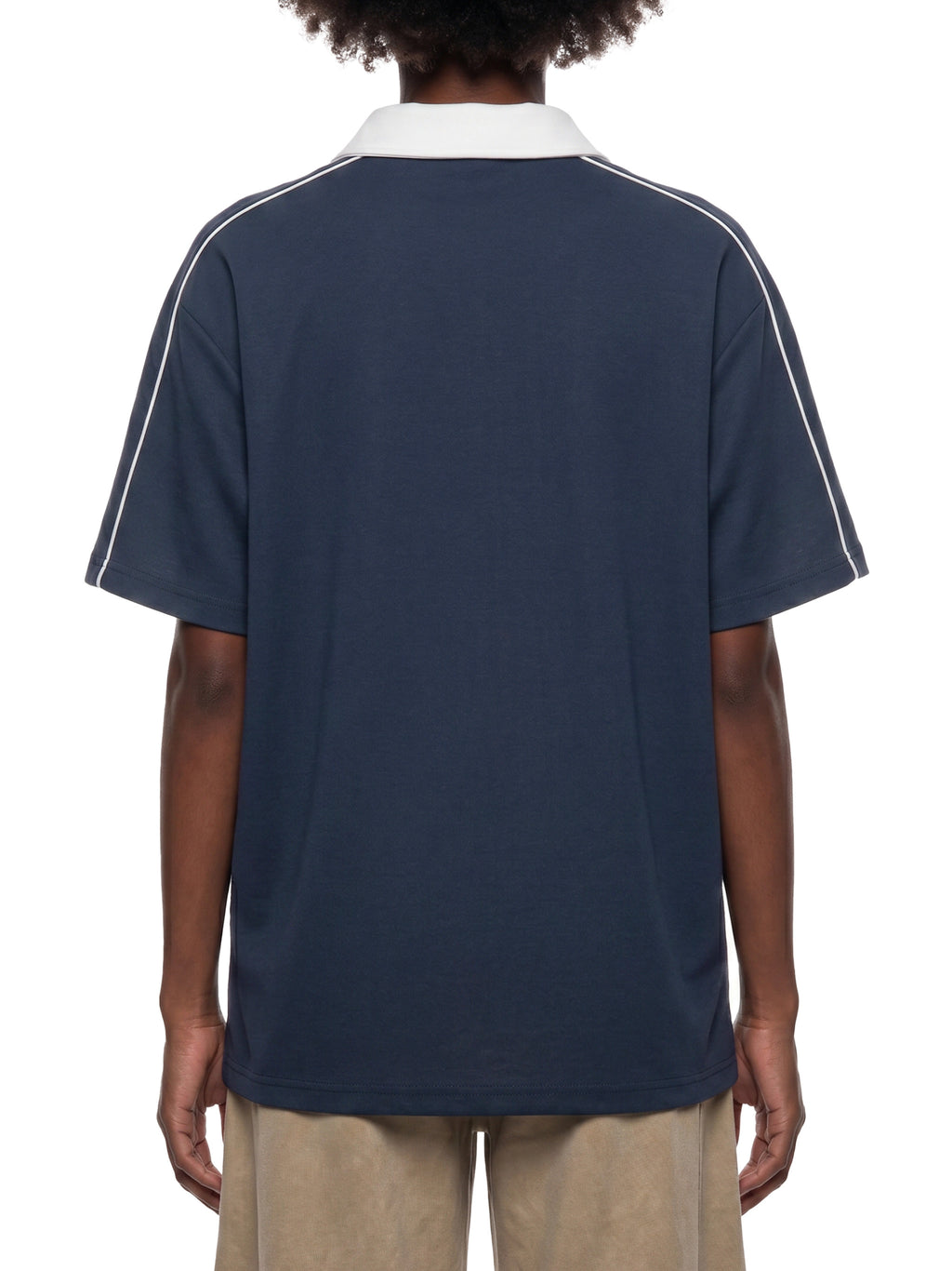 Contrast-Collar Polo — 240 GSM