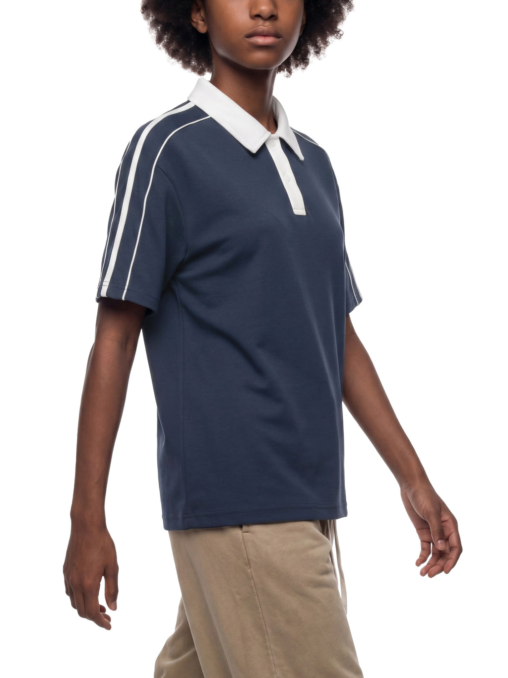 Contrast-Collar Polo — 240 GSM