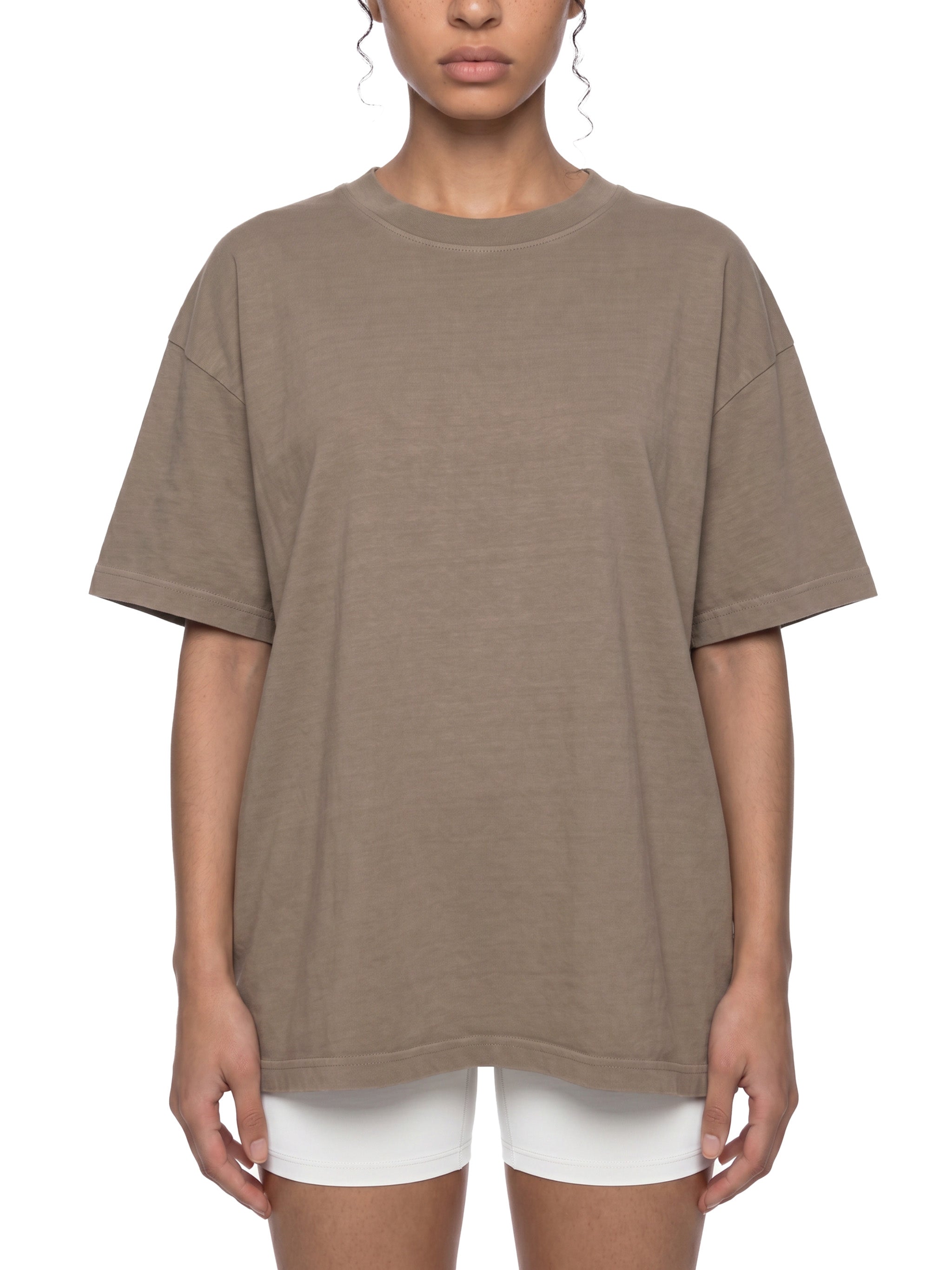 Vintage-Wash Cotton Tee — 230 GSM