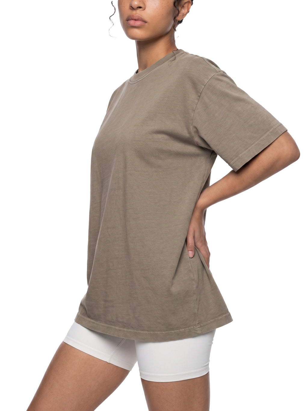 Vintage-Wash Cotton Tee — 230 GSM