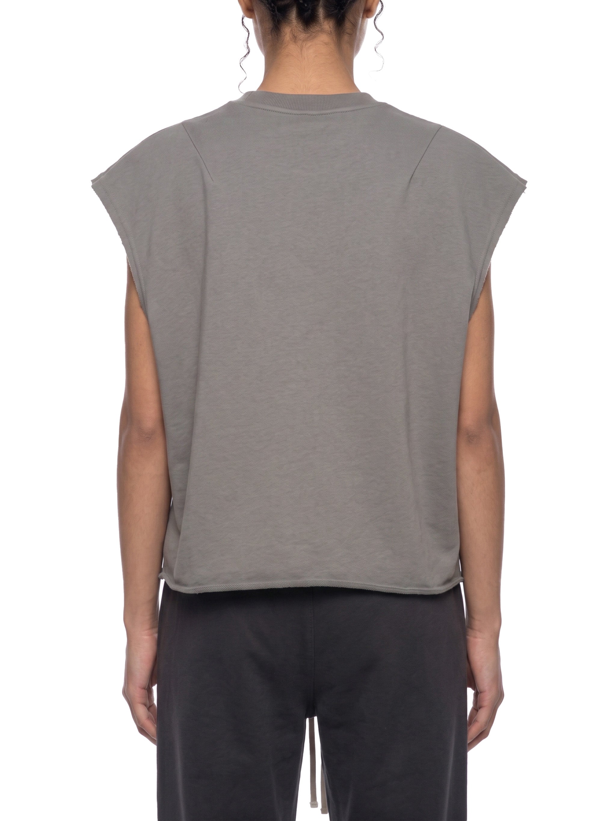 French Terry Boxy Tank — 340 GSM