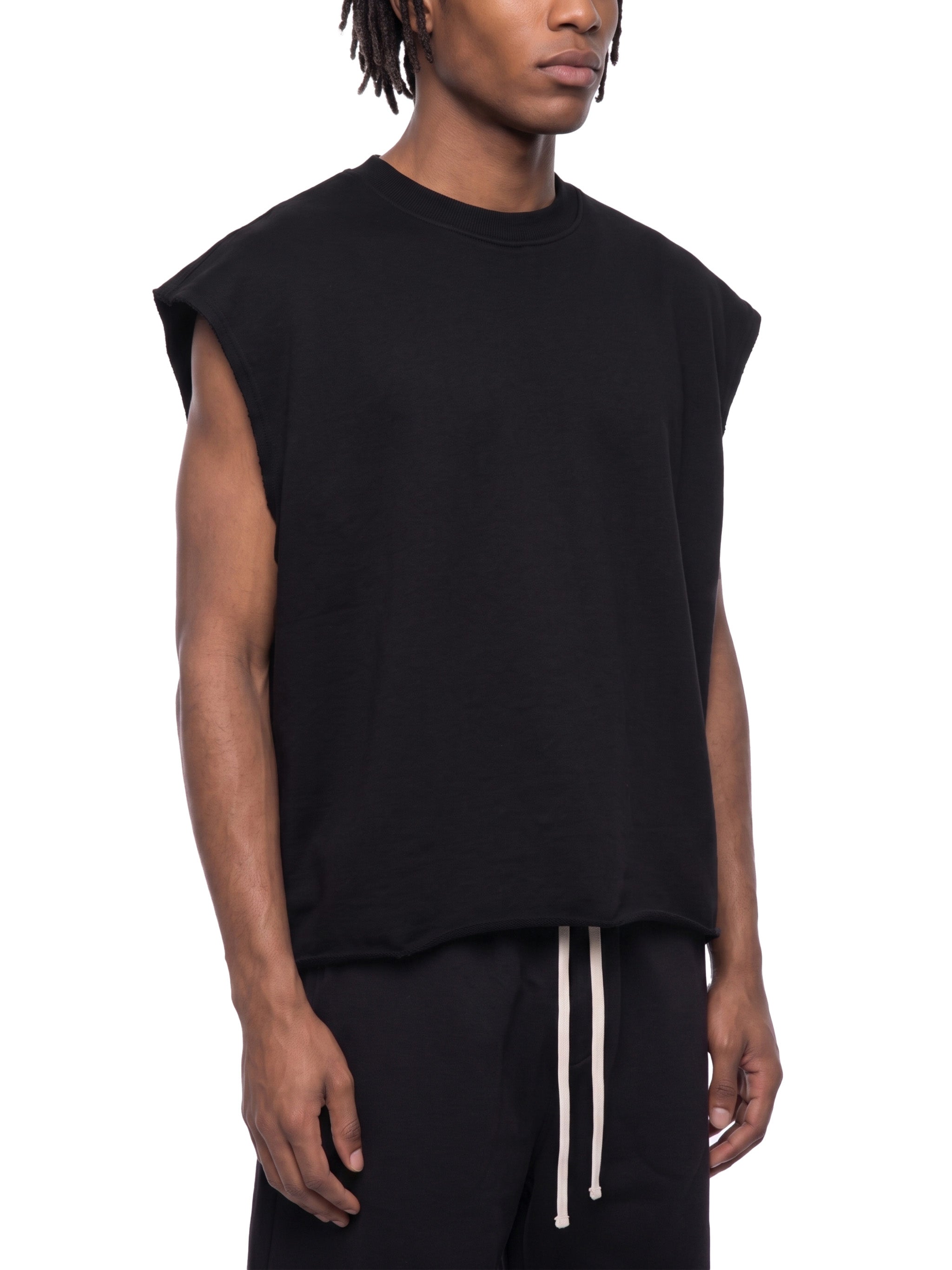 French Terry Boxy Tank — 340 GSM